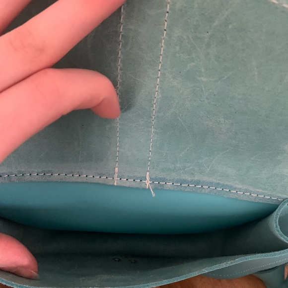 Leather backpack. Made in England. - Picture 10 of 11